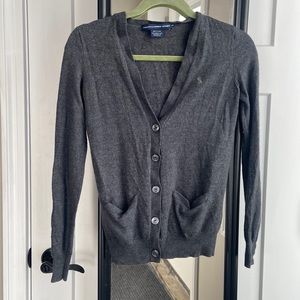 Grey cardigan